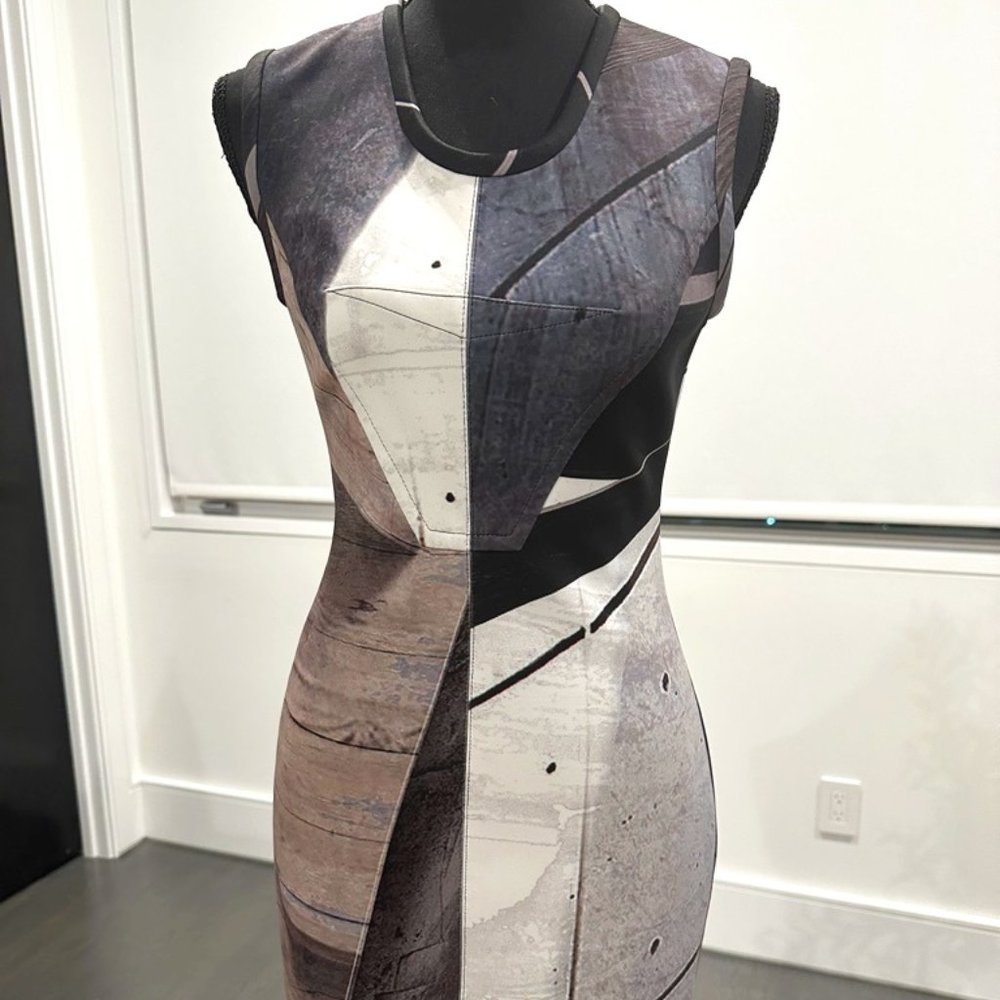 YIGAL AZROUEL MULTI COLOR DRESS SIZE 2